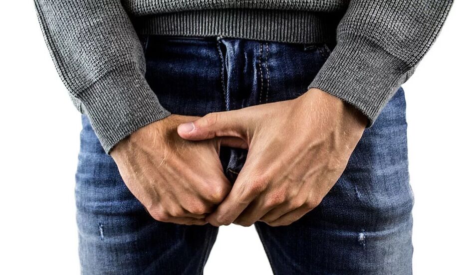 Pain between legs with prostatitis