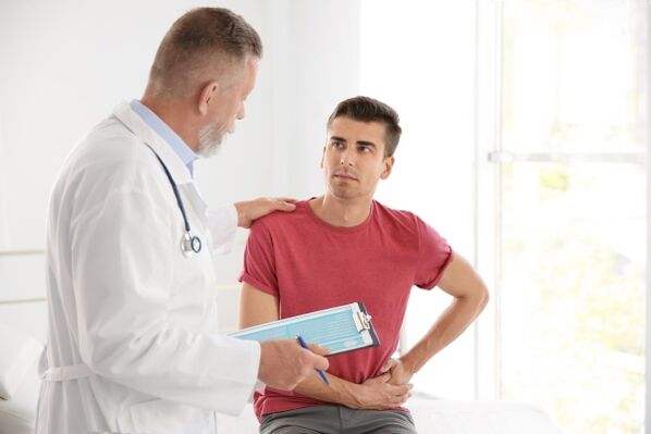 consultation with a doctor for chronic prostatitis